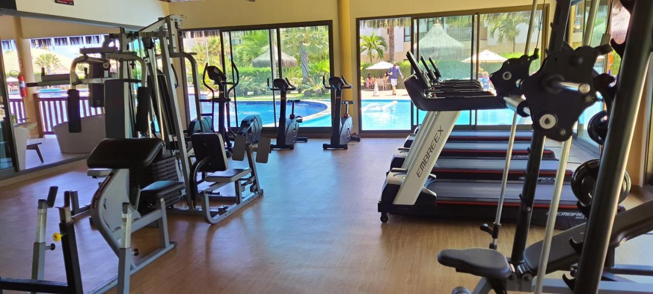 Paraiso Frente Mar!! 04 Pessoas-Pe Na Areia Vg Sun Cumbuco-Hidro, Sauna, Academia, Piscina,Cozinha Completa, Wifi, Parquinho Infantil エクステリア 写真
