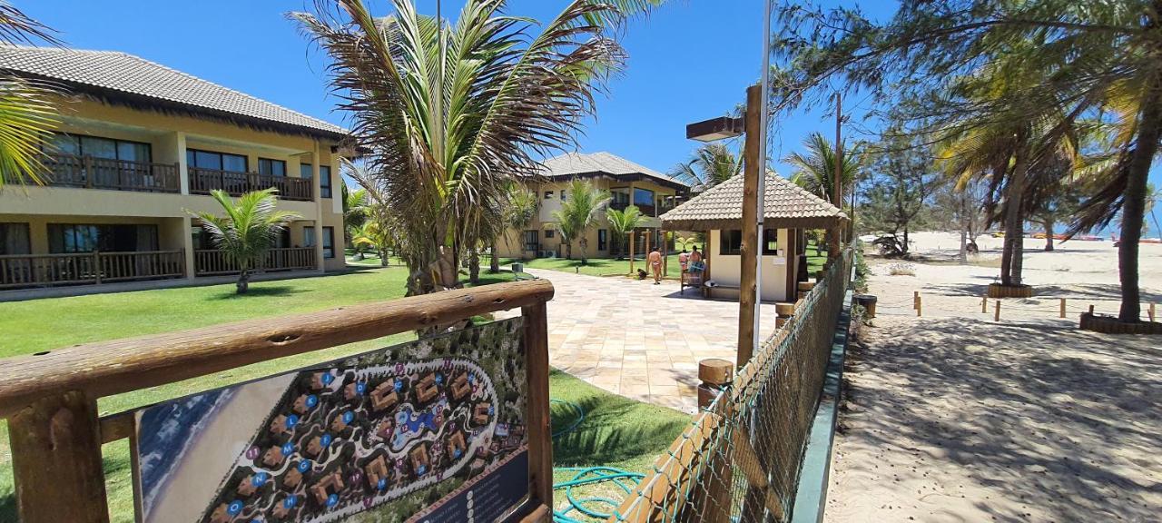 Paraiso Frente Mar!! 04 Pessoas-Pe Na Areia Vg Sun Cumbuco-Hidro, Sauna, Academia, Piscina,Cozinha Completa, Wifi, Parquinho Infantil エクステリア 写真