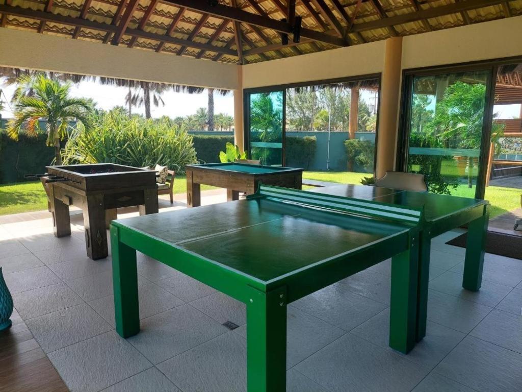 Paraiso Frente Mar!! 04 Pessoas-Pe Na Areia Vg Sun Cumbuco-Hidro, Sauna, Academia, Piscina,Cozinha Completa, Wifi, Parquinho Infantil エクステリア 写真